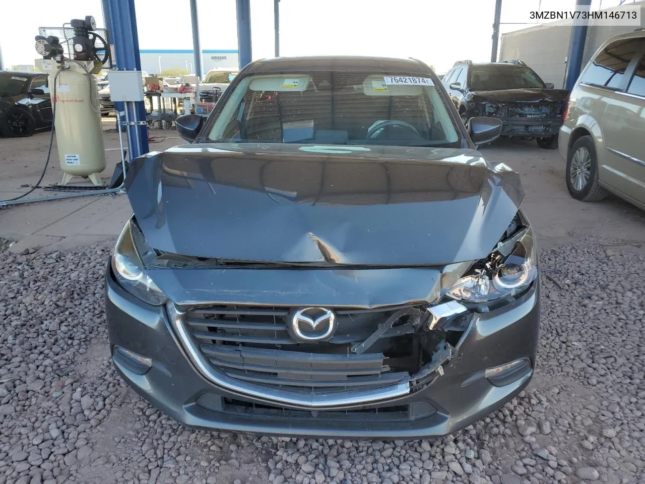 2017 Mazda 3 Touring VIN: 3MZBN1V73HM146713 Lot: 76421874