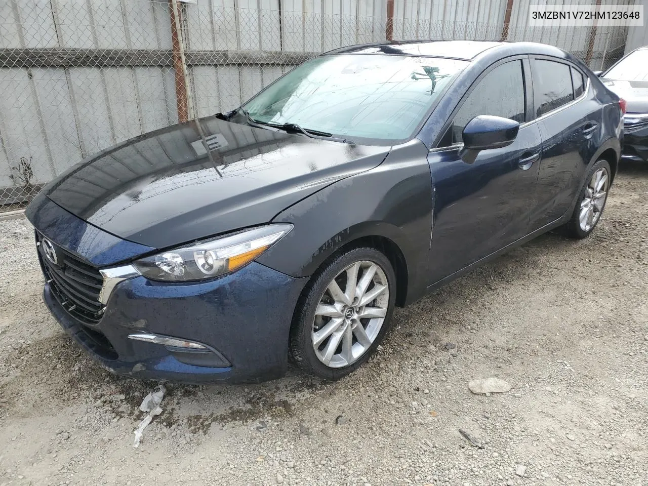 2017 Mazda 3 Touring VIN: 3MZBN1V72HM123648 Lot: 77651974