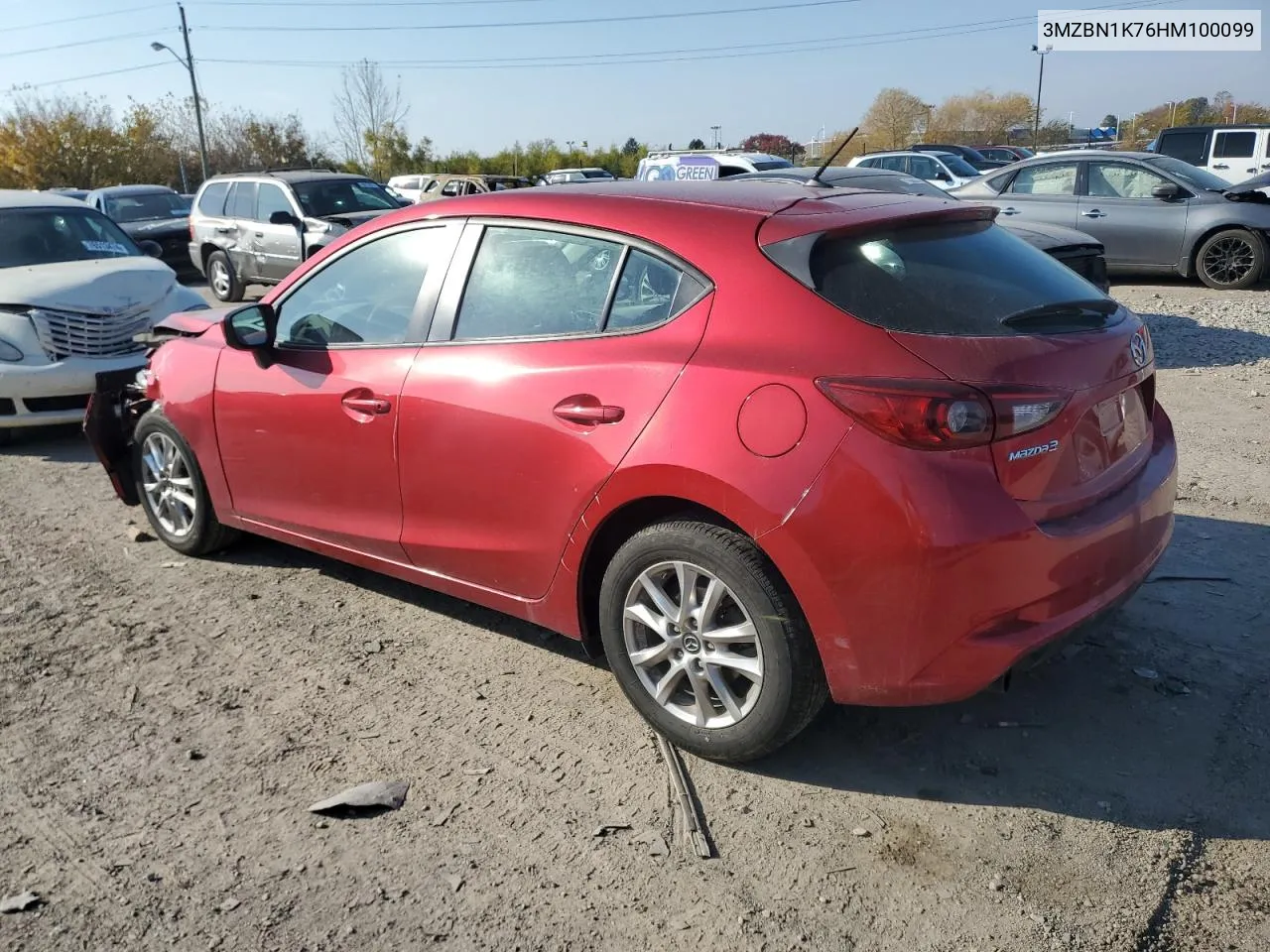 2017 Mazda 3 Sport VIN: 3MZBN1K76HM100099 Lot: 77842254