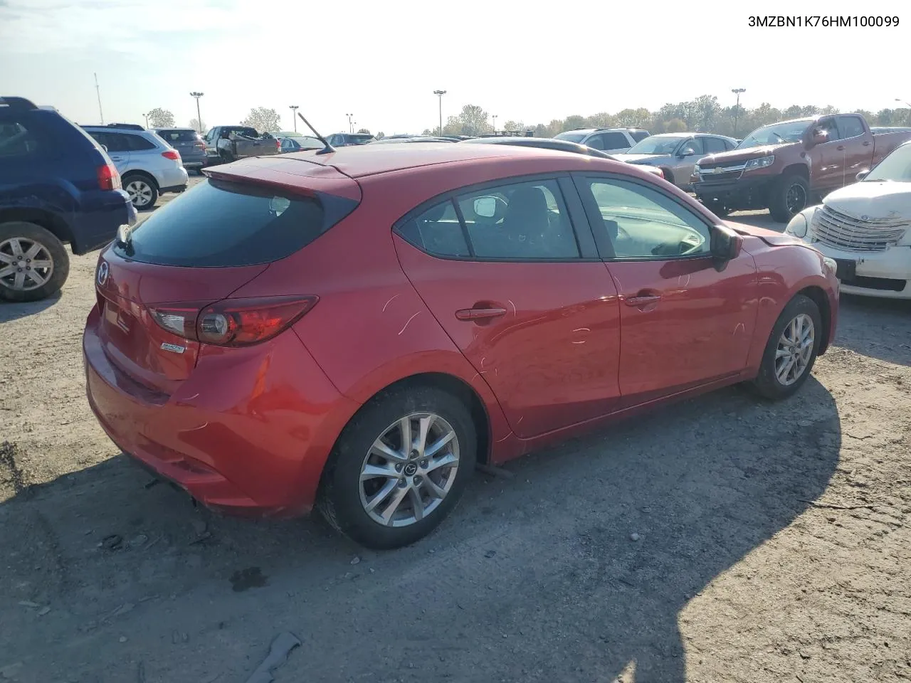 2017 Mazda 3 Sport VIN: 3MZBN1K76HM100099 Lot: 77842254