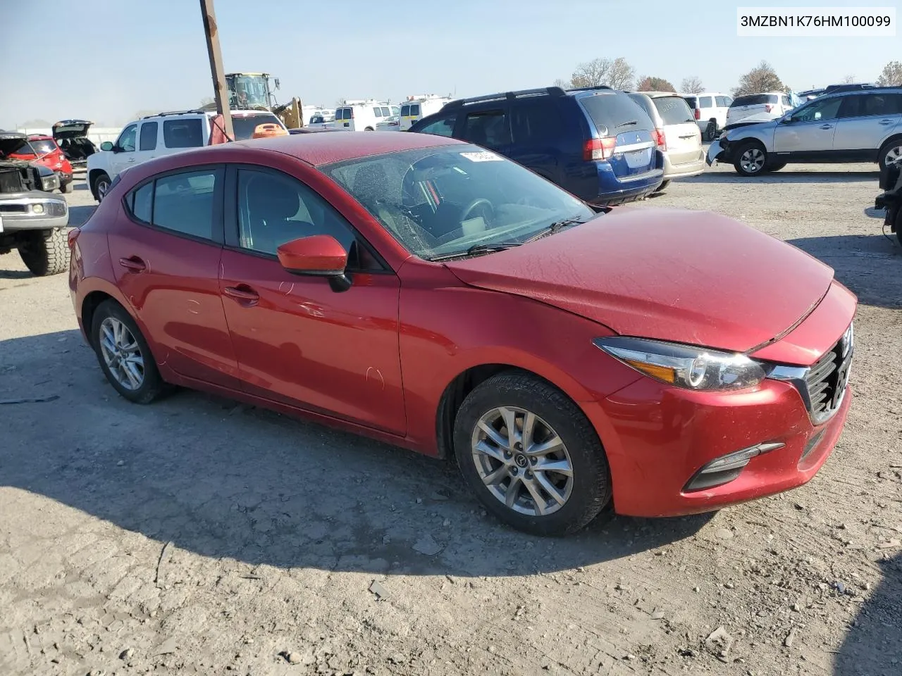 2017 Mazda 3 Sport VIN: 3MZBN1K76HM100099 Lot: 77842254