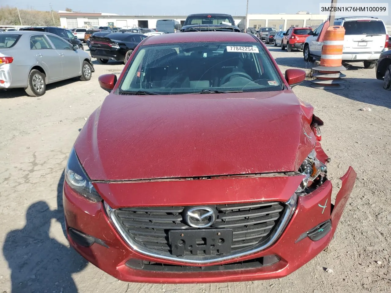 2017 Mazda 3 Sport VIN: 3MZBN1K76HM100099 Lot: 77842254