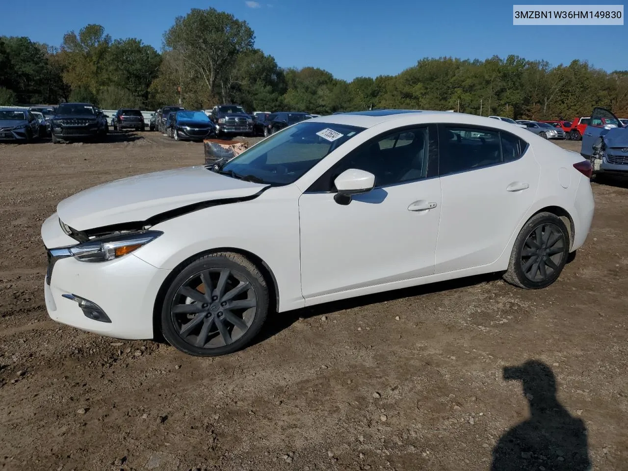 2017 Mazda 3 Grand Touring VIN: 3MZBN1W36HM149830 Lot: 78785834