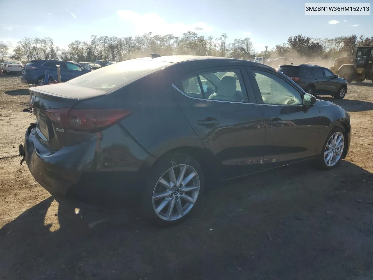 2017 Mazda 3 Grand Touring VIN: 3MZBN1W36HM152713 Lot: 79052024