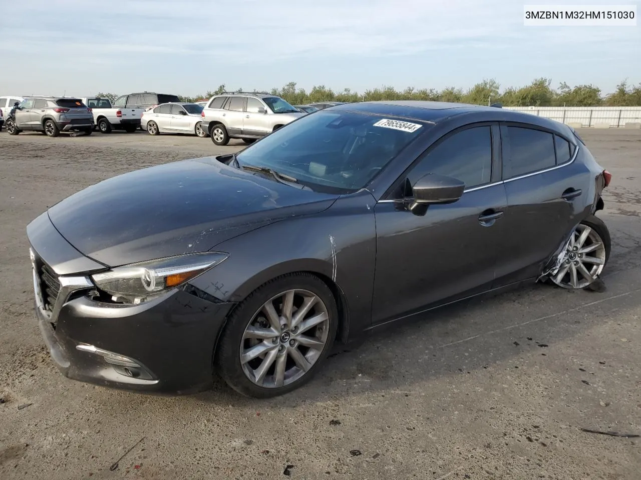 2017 Mazda 3 Grand Touring VIN: 3MZBN1M32HM151030 Lot: 79655844