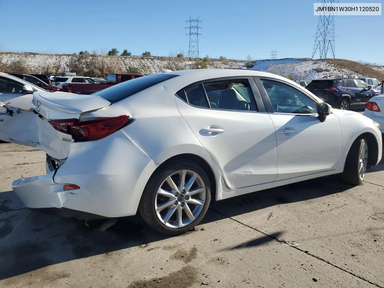 2017 Mazda 3 Grand Touring VIN: JM1BN1W30H1120520 Lot: 79656244