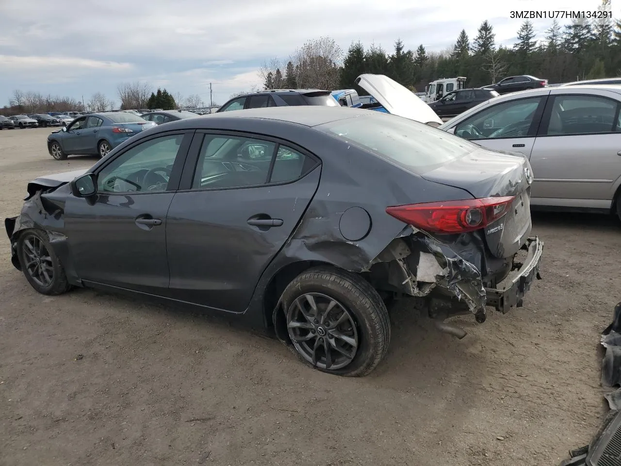 2017 Mazda 3 Sport VIN: 3MZBN1U77HM134291 Lot: 80111854