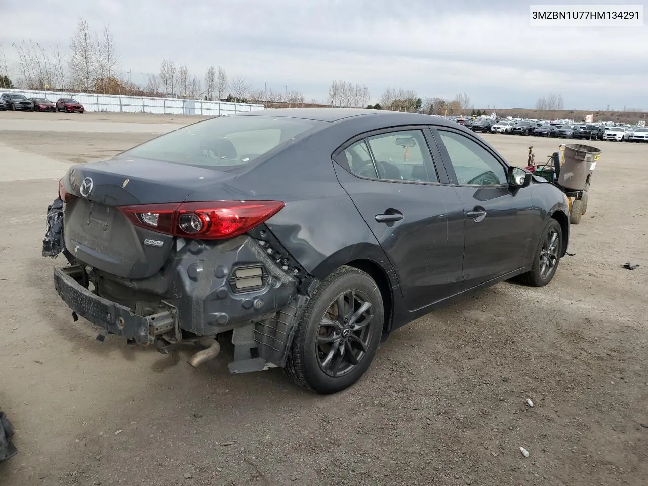 2017 Mazda 3 Sport VIN: 3MZBN1U77HM134291 Lot: 80111854