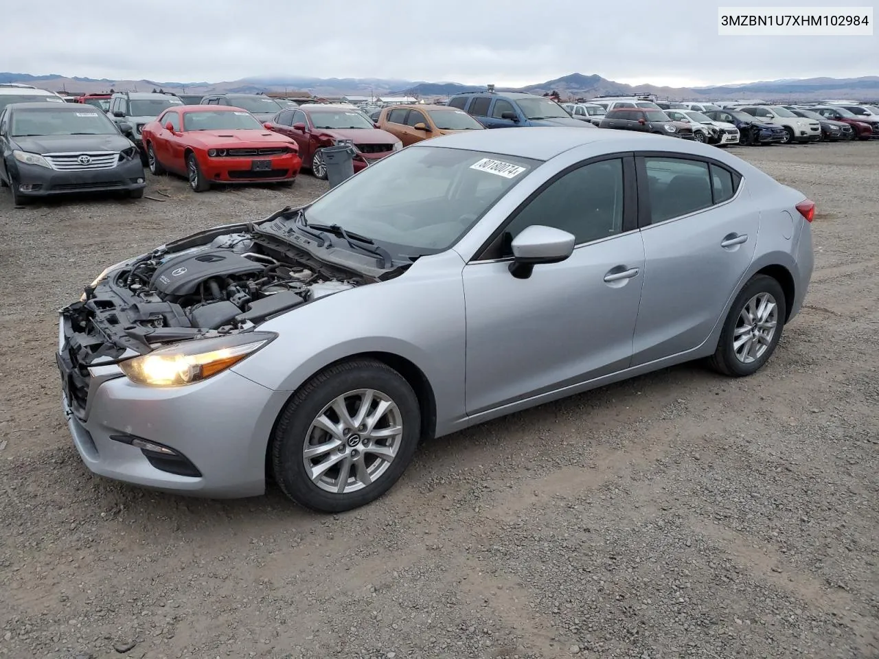 2017 Mazda 3 Sport VIN: 3MZBN1U7XHM102984 Lot: 80180074