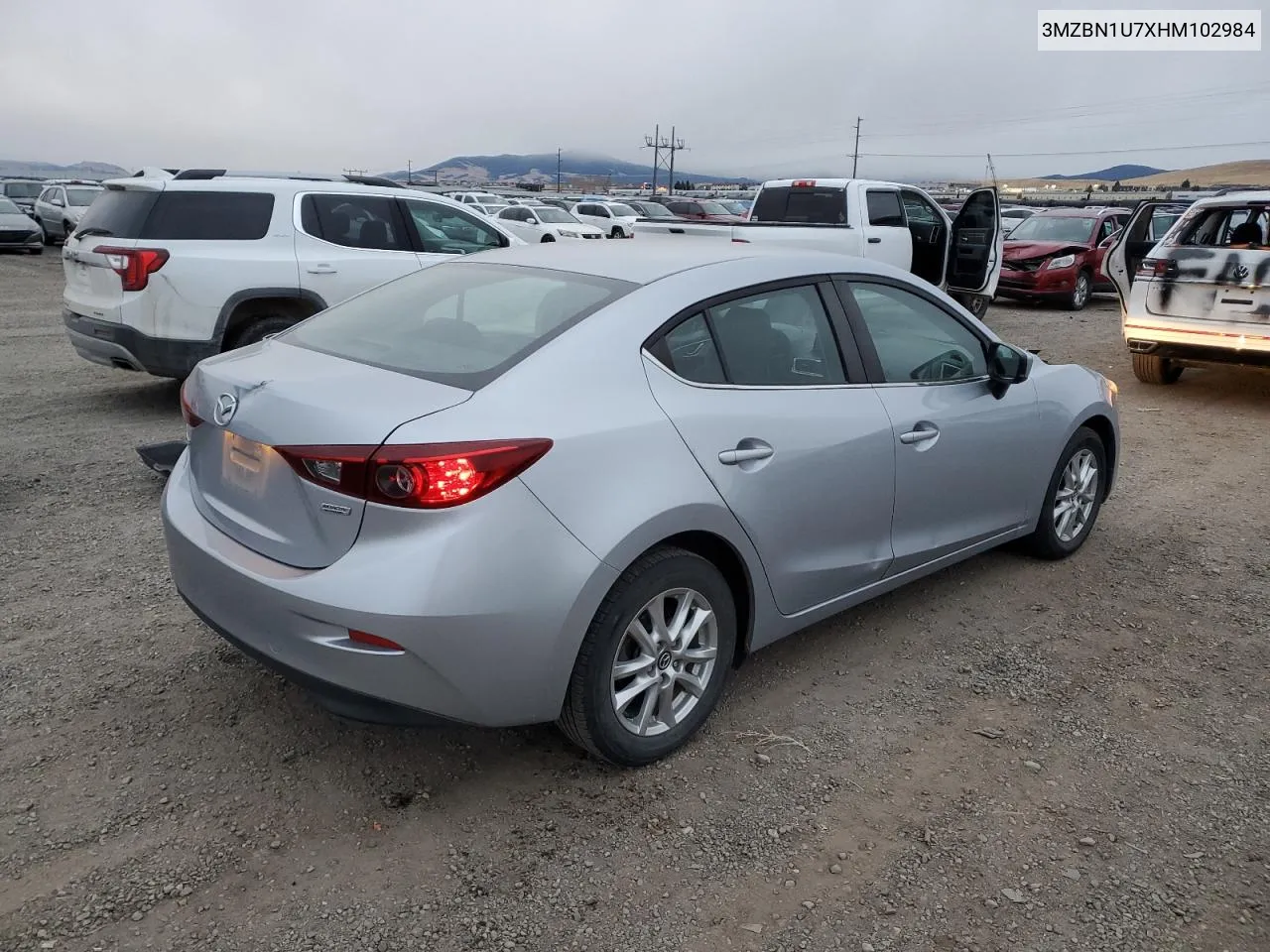 2017 Mazda 3 Sport VIN: 3MZBN1U7XHM102984 Lot: 80180074