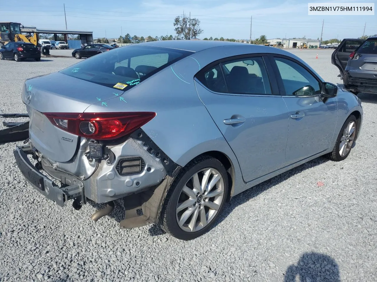 2017 Mazda 3 Touring VIN: 3MZBN1V75HM111994 Lot: 80324094