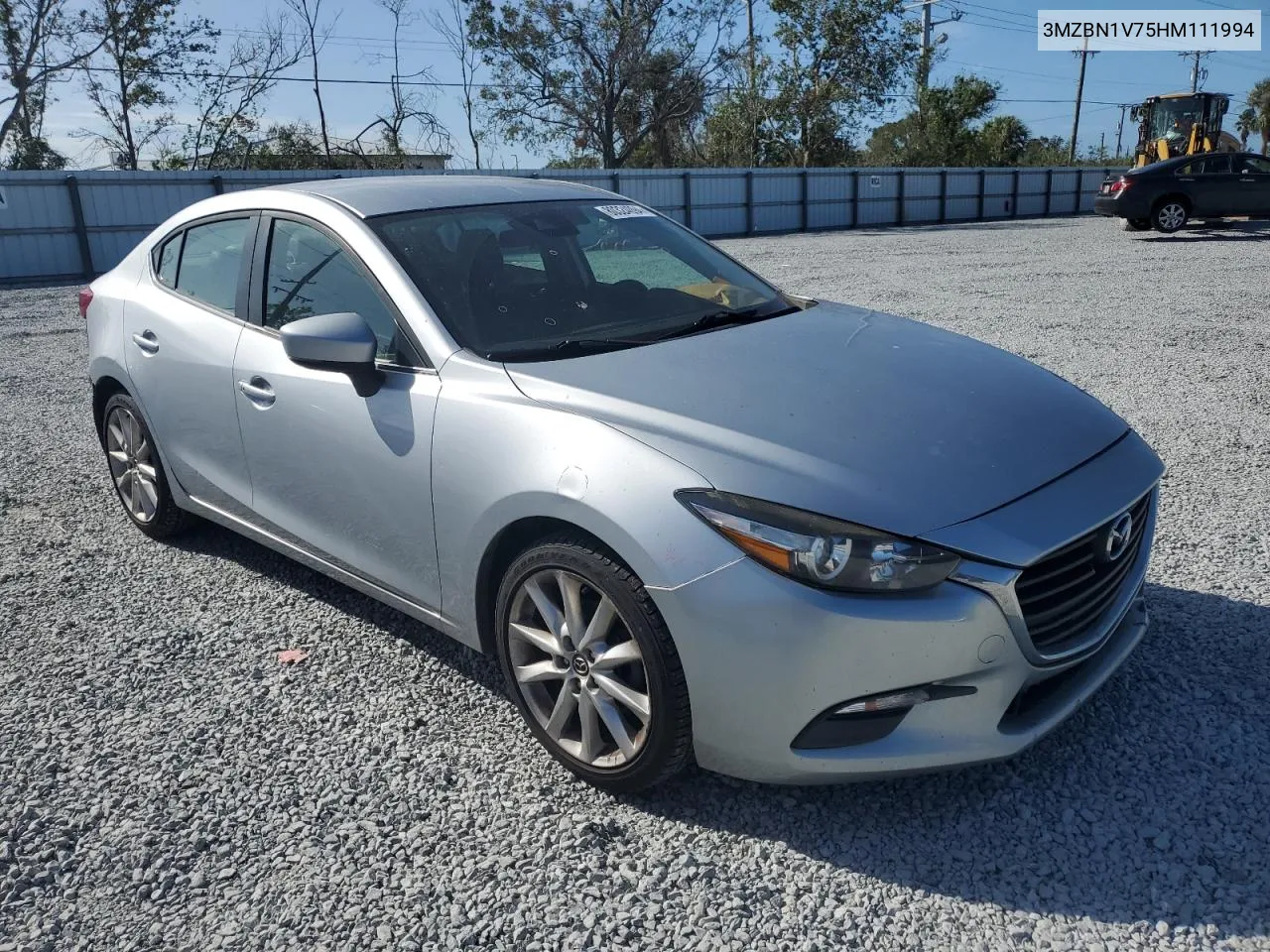 2017 Mazda 3 Touring VIN: 3MZBN1V75HM111994 Lot: 80324094