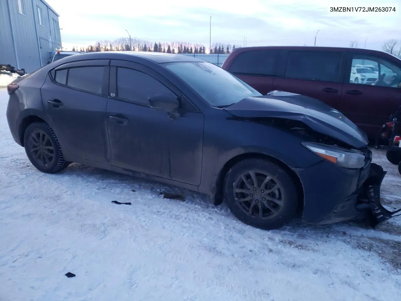 2018 Mazda 3 Touring VIN: 3MZBN1V72JM263074 Lot: 35973533