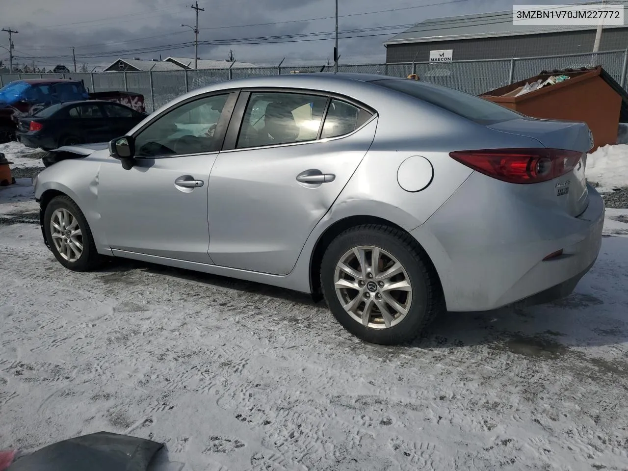 2018 Mazda 3 Touring VIN: 3MZBN1V70JM227772 Lot: 43068614