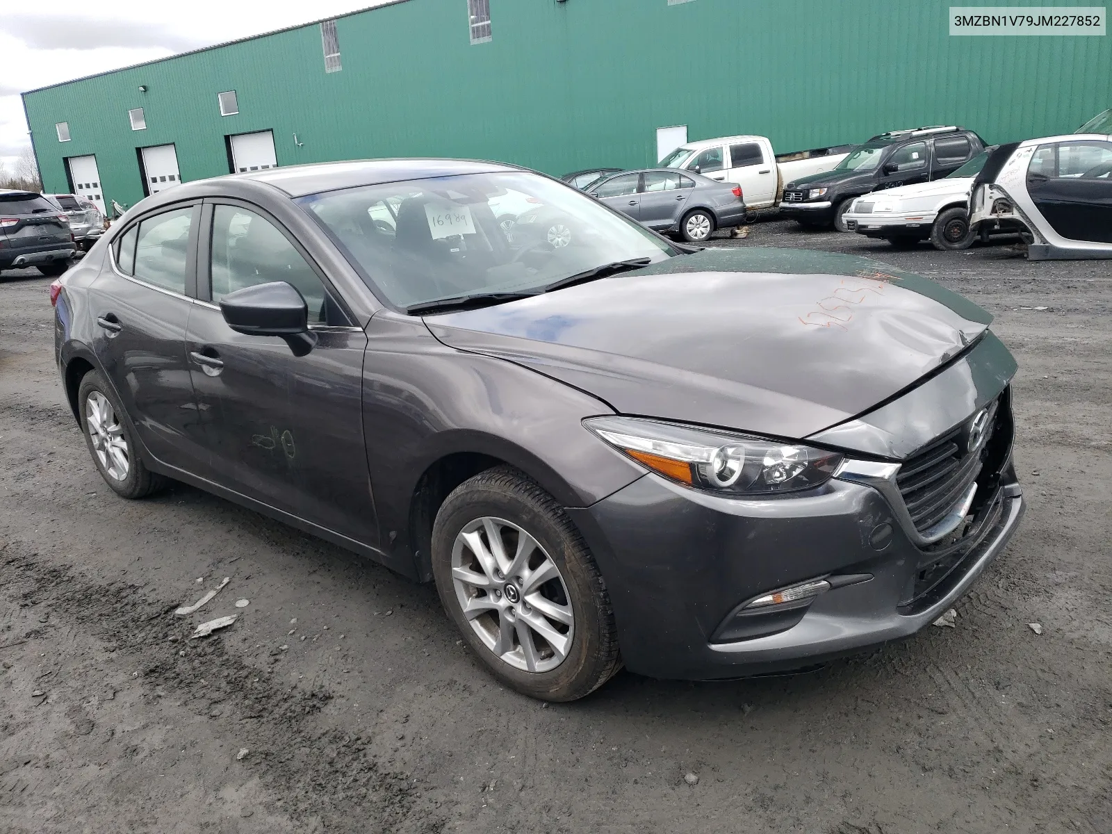 2018 Mazda 3 Touring VIN: 3MZBN1V79JM227852 Lot: 52523214