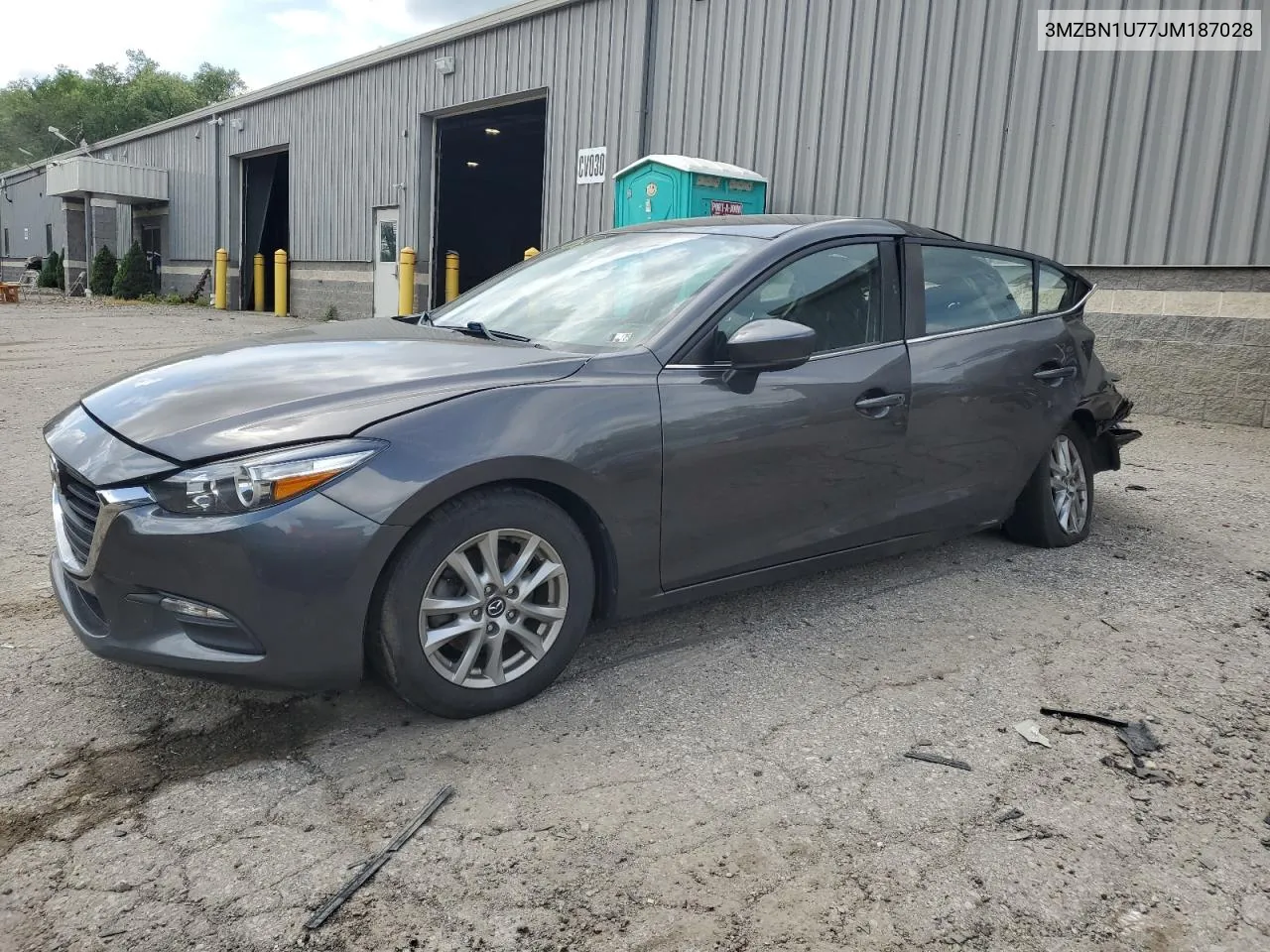 2018 Mazda 3 Sport VIN: 3MZBN1U77JM187028 Lot: 55065854