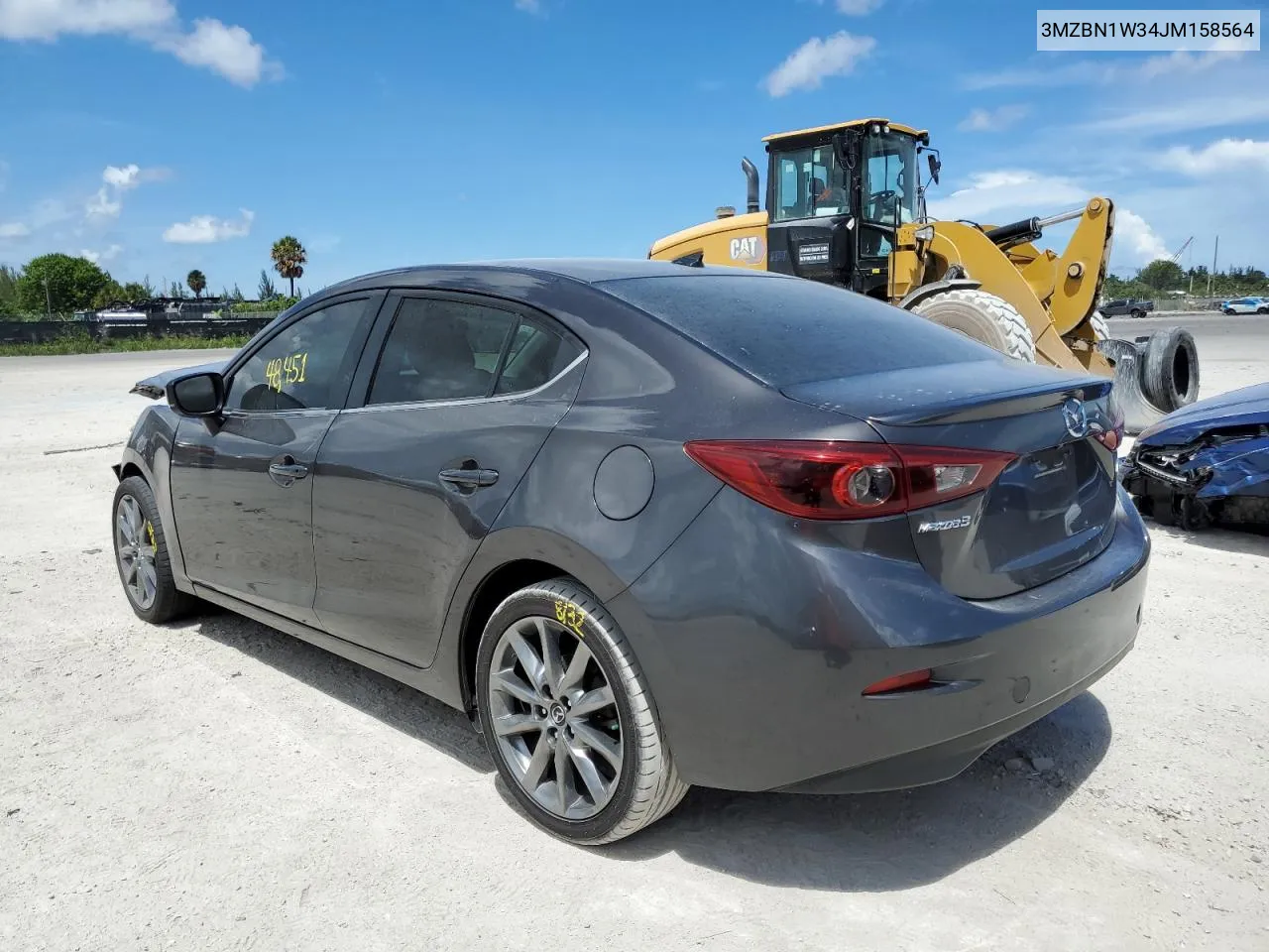 2018 Mazda 3 Grand Touring VIN: 3MZBN1W34JM158564 Lot: 56694322