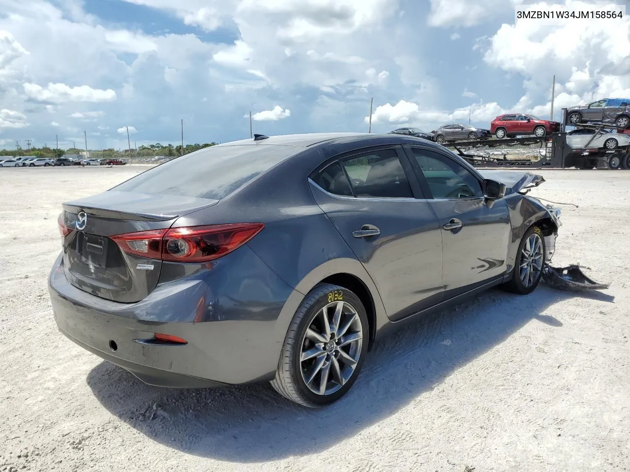 2018 Mazda 3 Grand Touring VIN: 3MZBN1W34JM158564 Lot: 56694322