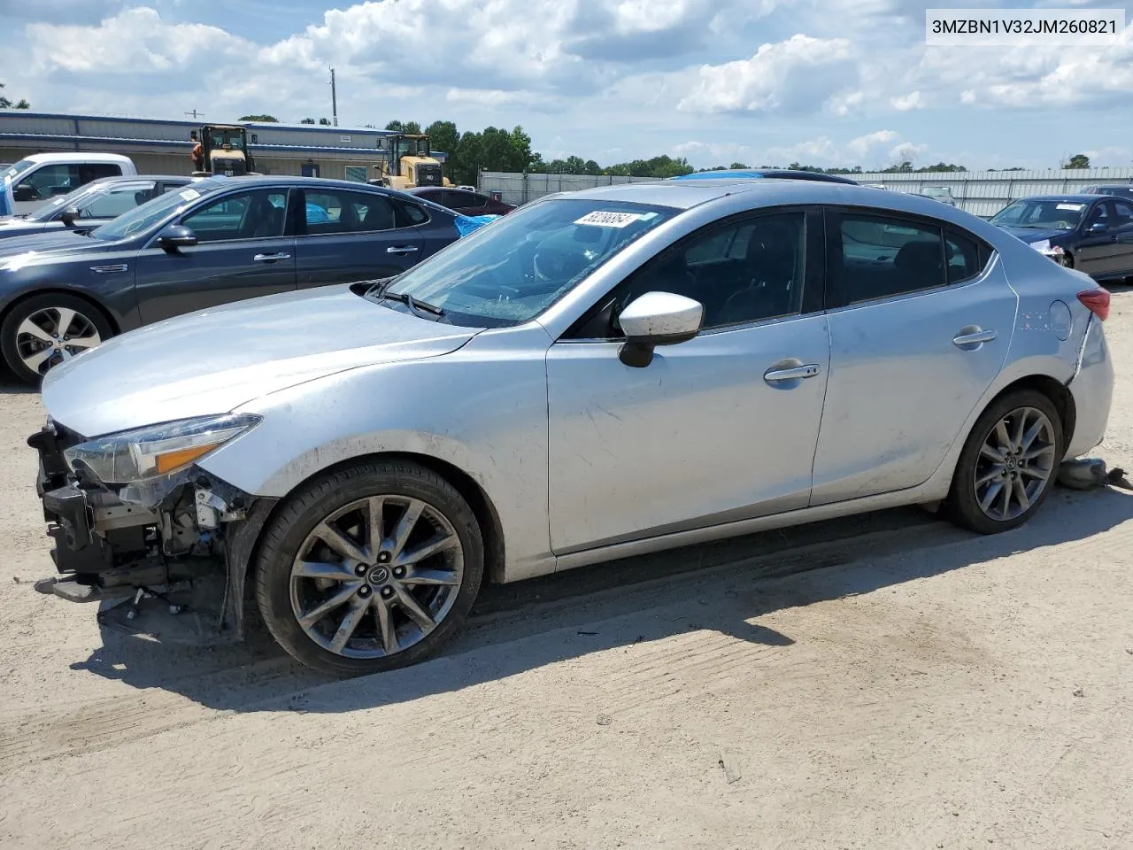 2018 Mazda 3 Touring VIN: 3MZBN1V32JM260821 Lot: 58286864