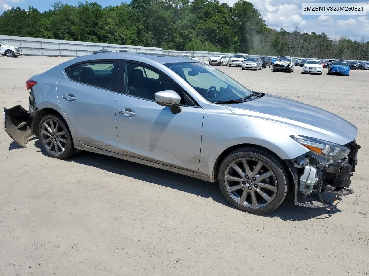 2018 Mazda 3 Touring VIN: 3MZBN1V32JM260821 Lot: 58286864