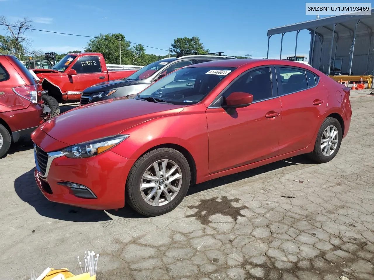 2018 Mazda 3 Sport VIN: 3MZBN1U71JM193469 Lot: 61346064