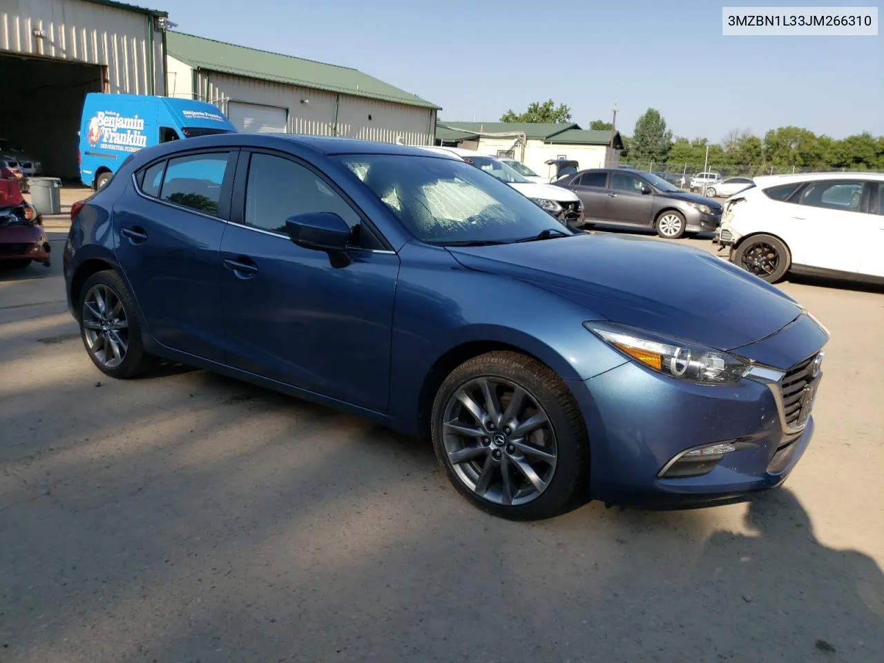 2018 Mazda 3 Touring VIN: 3MZBN1L33JM266310 Lot: 61618104