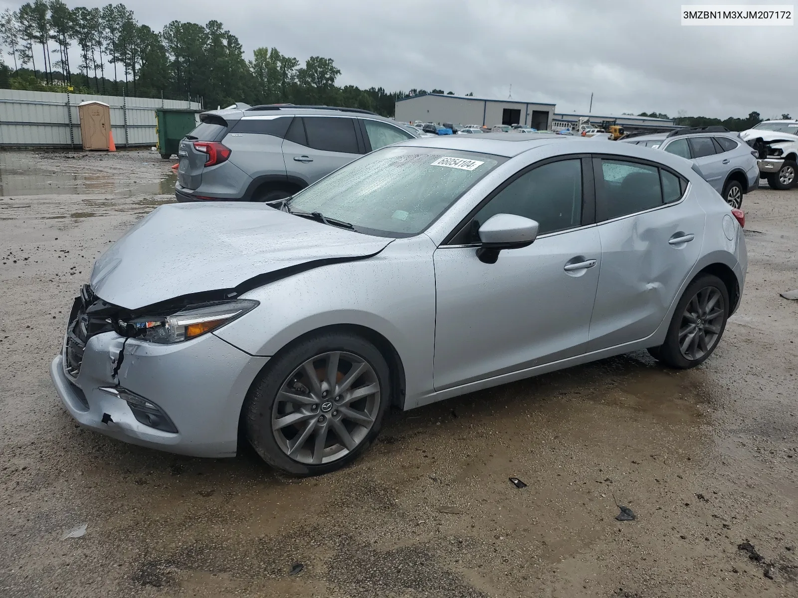 2018 Mazda 3 Grand Touring VIN: 3MZBN1M3XJM207172 Lot: 66054104