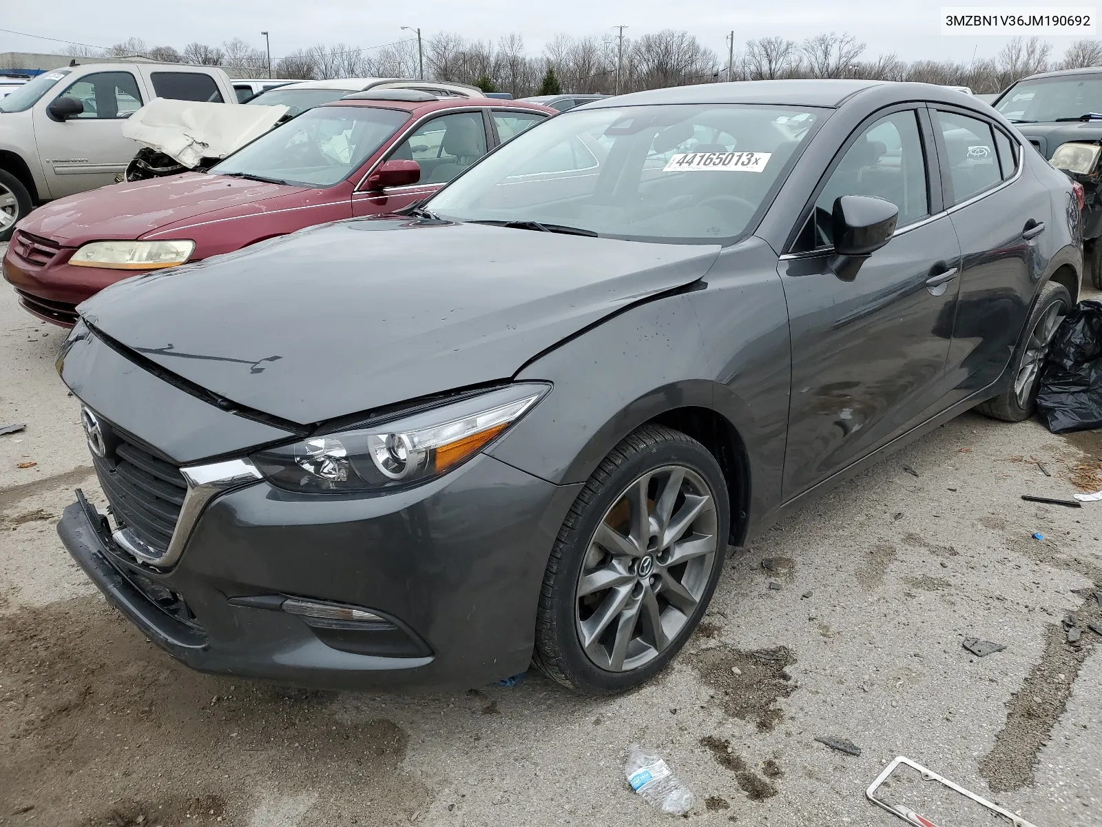 2018 Mazda 3 Touring VIN: 3MZBN1V36JM190692 Lot: 66270064