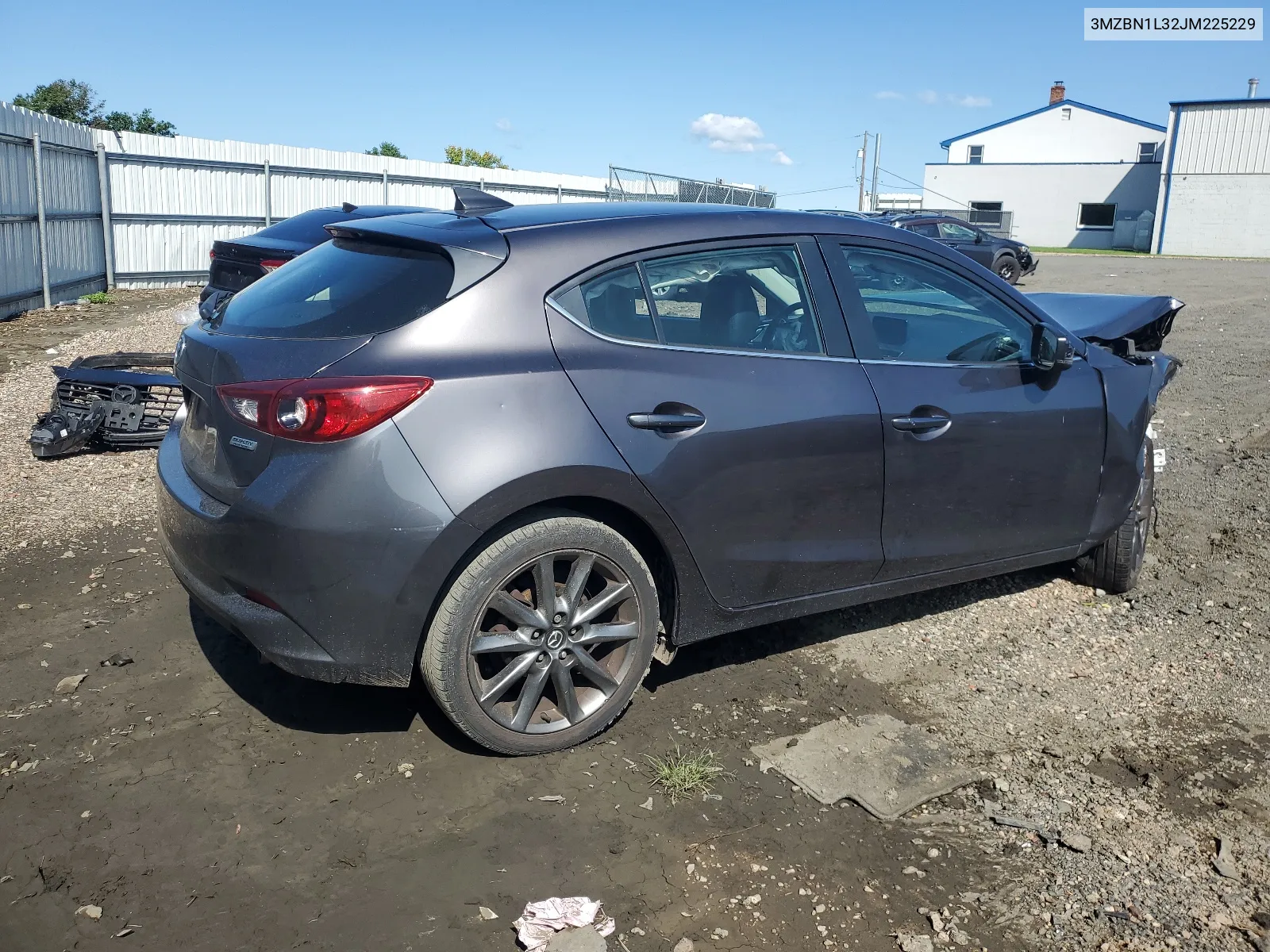 2018 Mazda 3 Touring VIN: 3MZBN1L32JM225229 Lot: 66873014