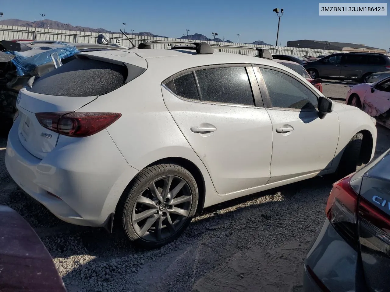 2018 Mazda 3 Touring VIN: 3MZBN1L33JM186425 Lot: 67007614