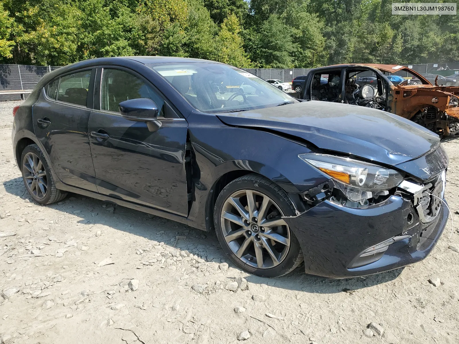 2018 Mazda 3 Touring VIN: 3MZBN1L30JM198760 Lot: 67344854