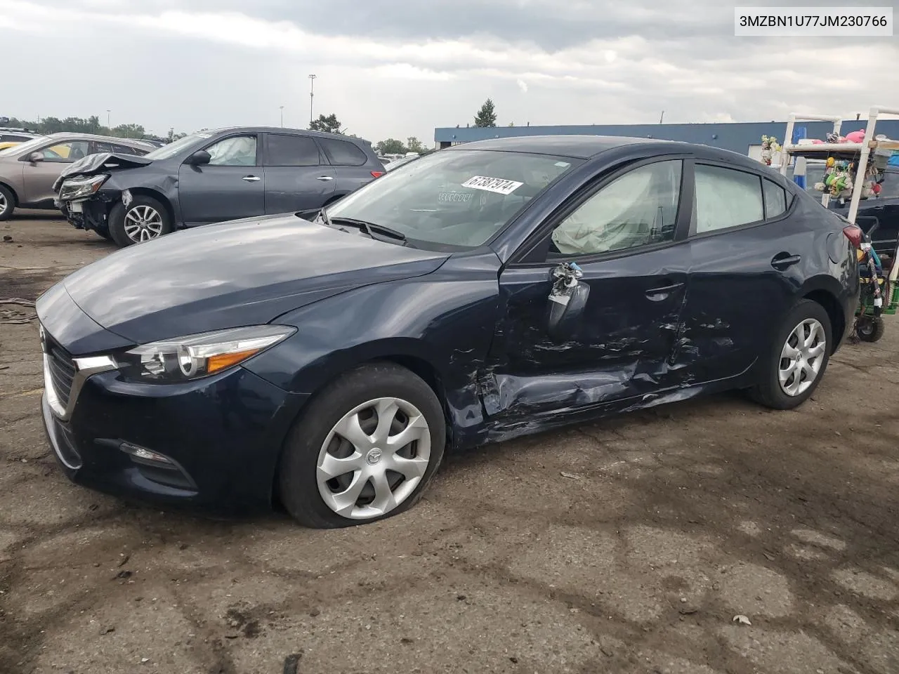 2018 Mazda 3 Sport VIN: 3MZBN1U77JM230766 Lot: 67387974