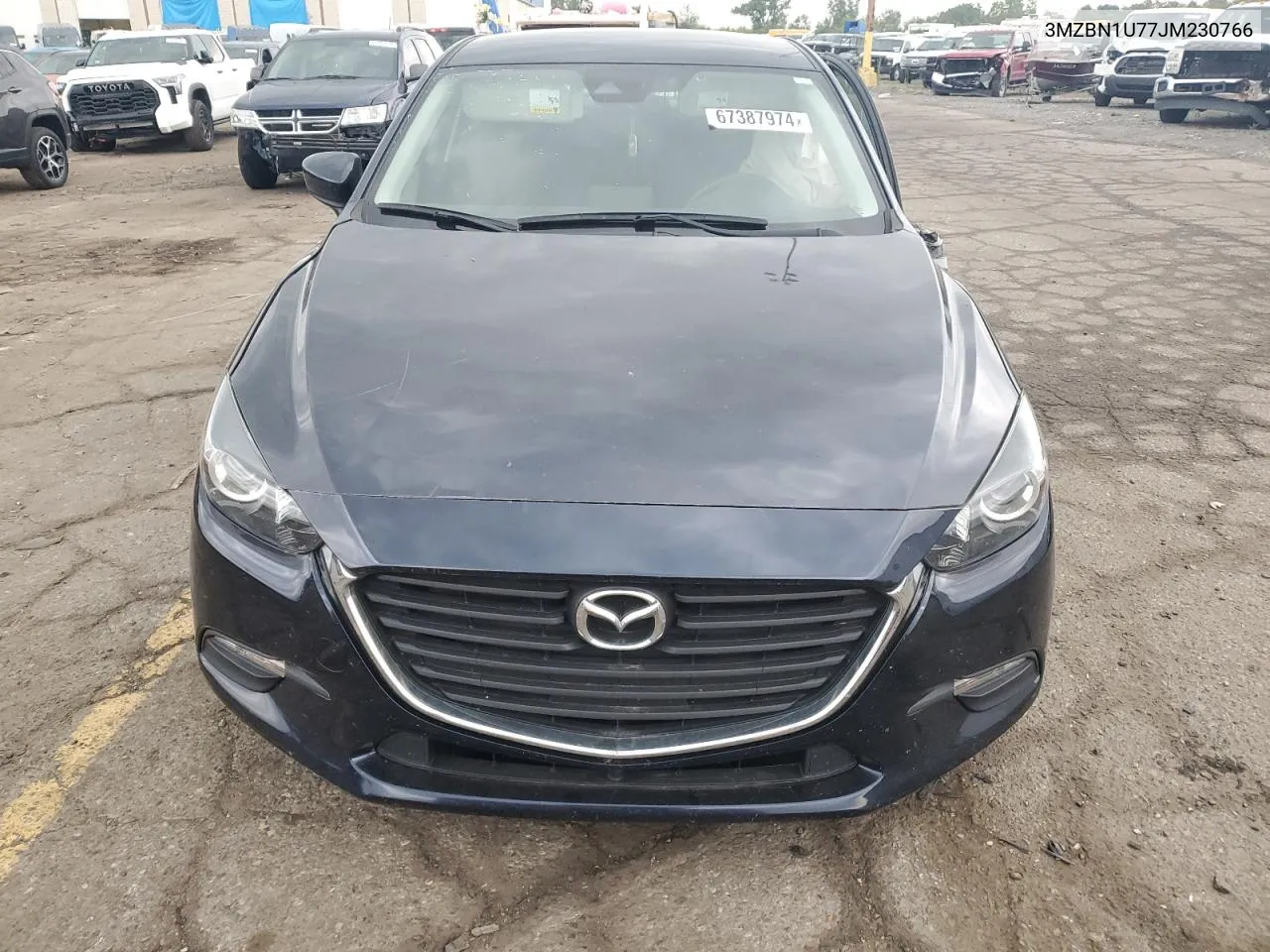 2018 Mazda 3 Sport VIN: 3MZBN1U77JM230766 Lot: 67387974