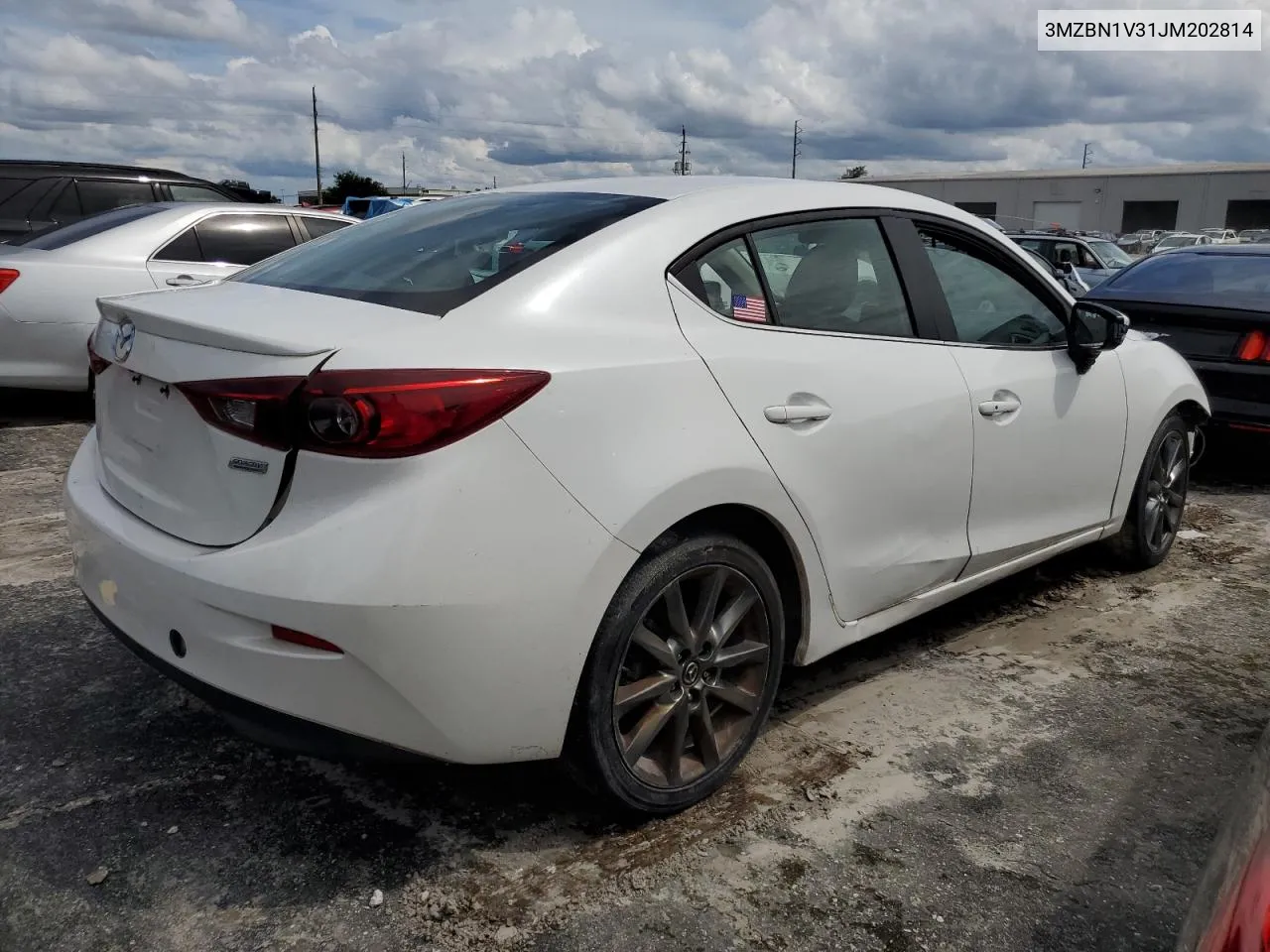 2018 Mazda 3 Touring VIN: 3MZBN1V31JM202814 Lot: 67886804