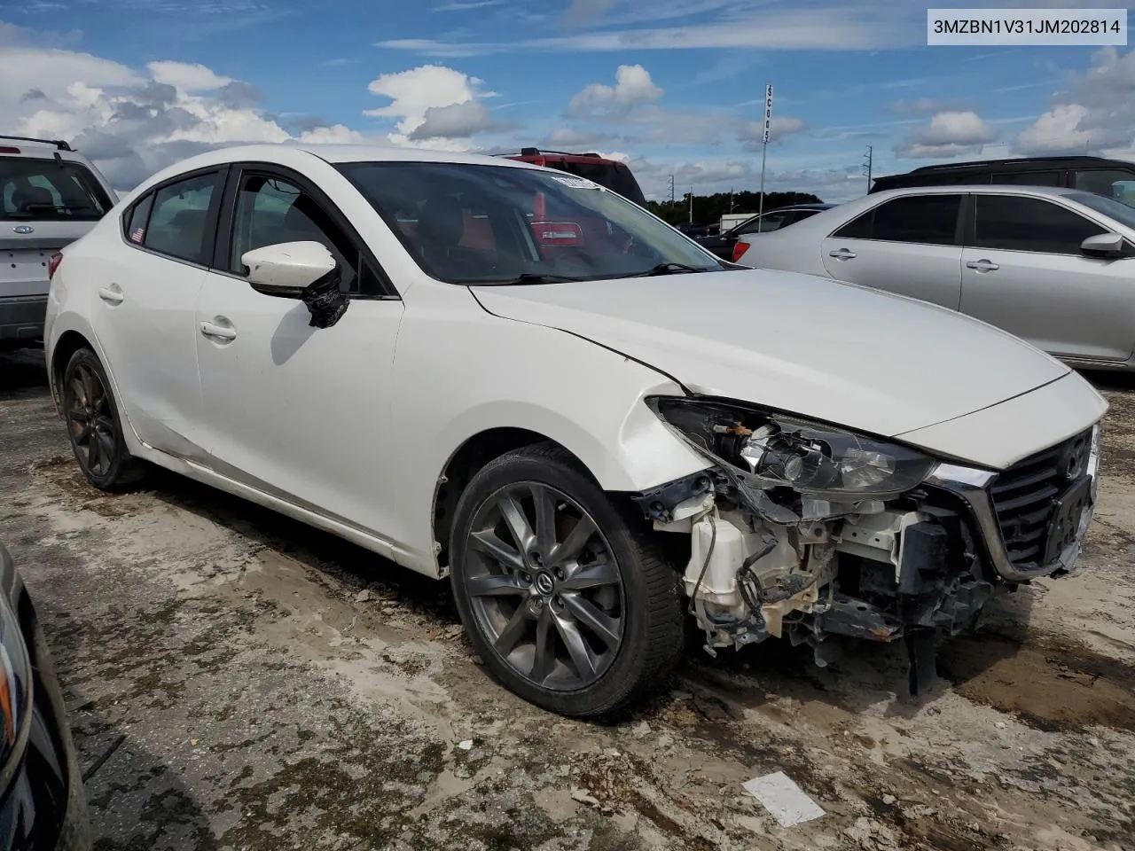 2018 Mazda 3 Touring VIN: 3MZBN1V31JM202814 Lot: 67886804