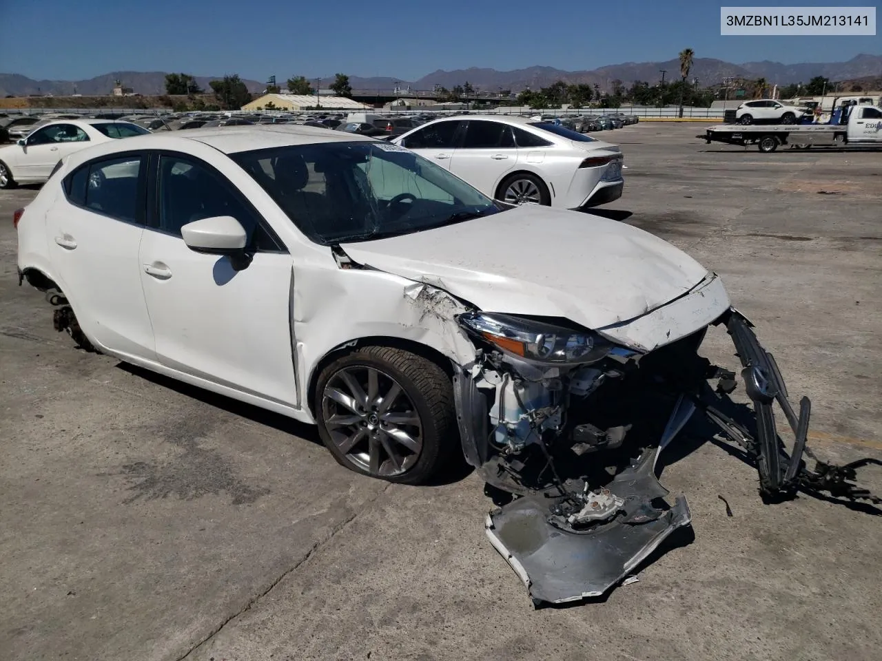 2018 Mazda 3 Touring VIN: 3MZBN1L35JM213141 Lot: 68642544