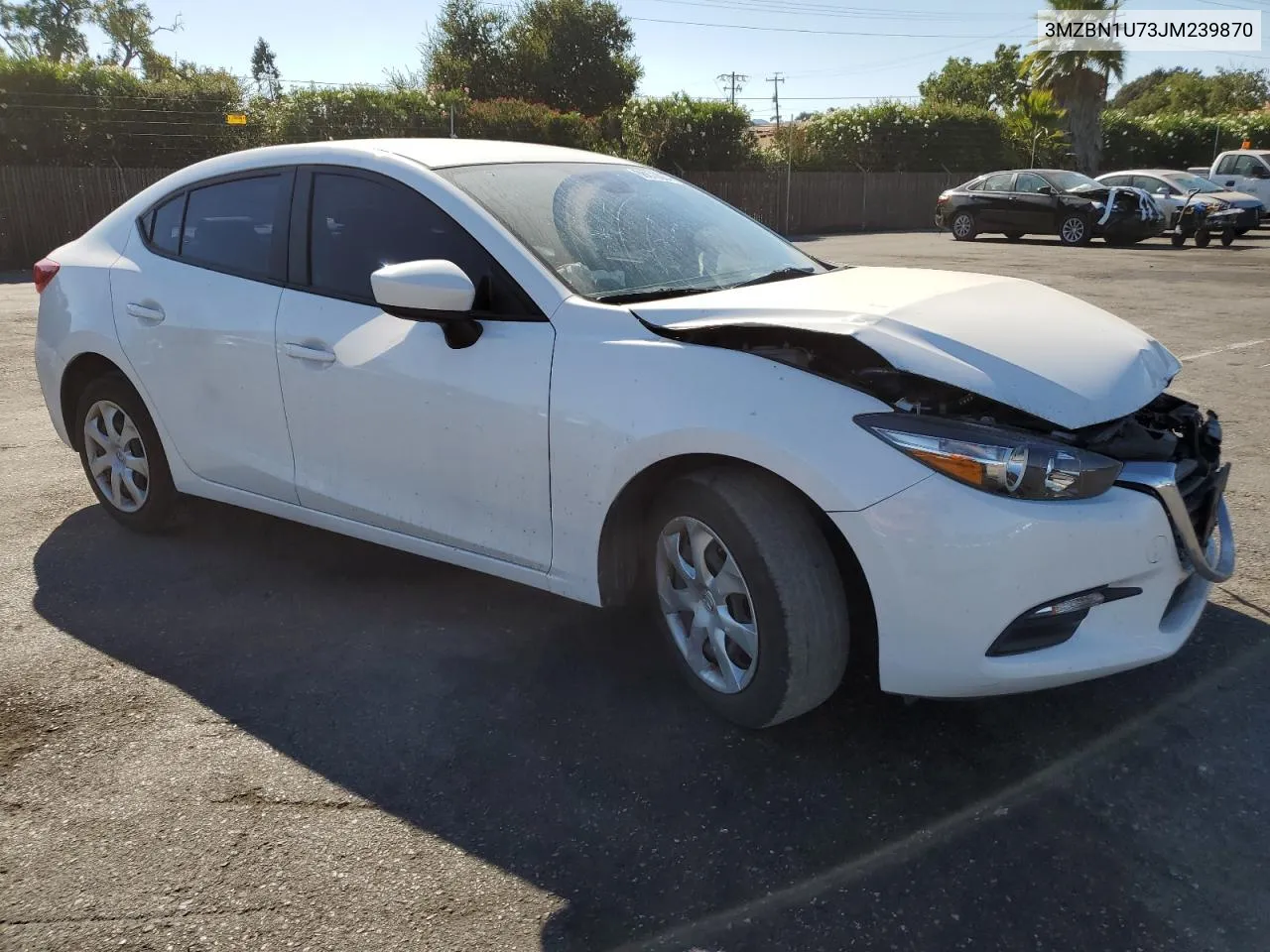 2018 Mazda 3 Sport VIN: 3MZBN1U73JM239870 Lot: 68670034