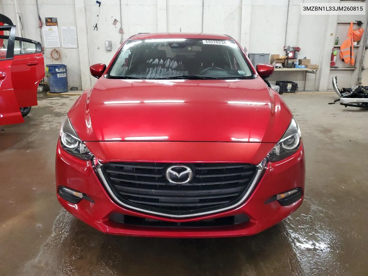 2018 Mazda 3 Touring VIN: 3MZBN1L33JM260815 Lot: 69228234