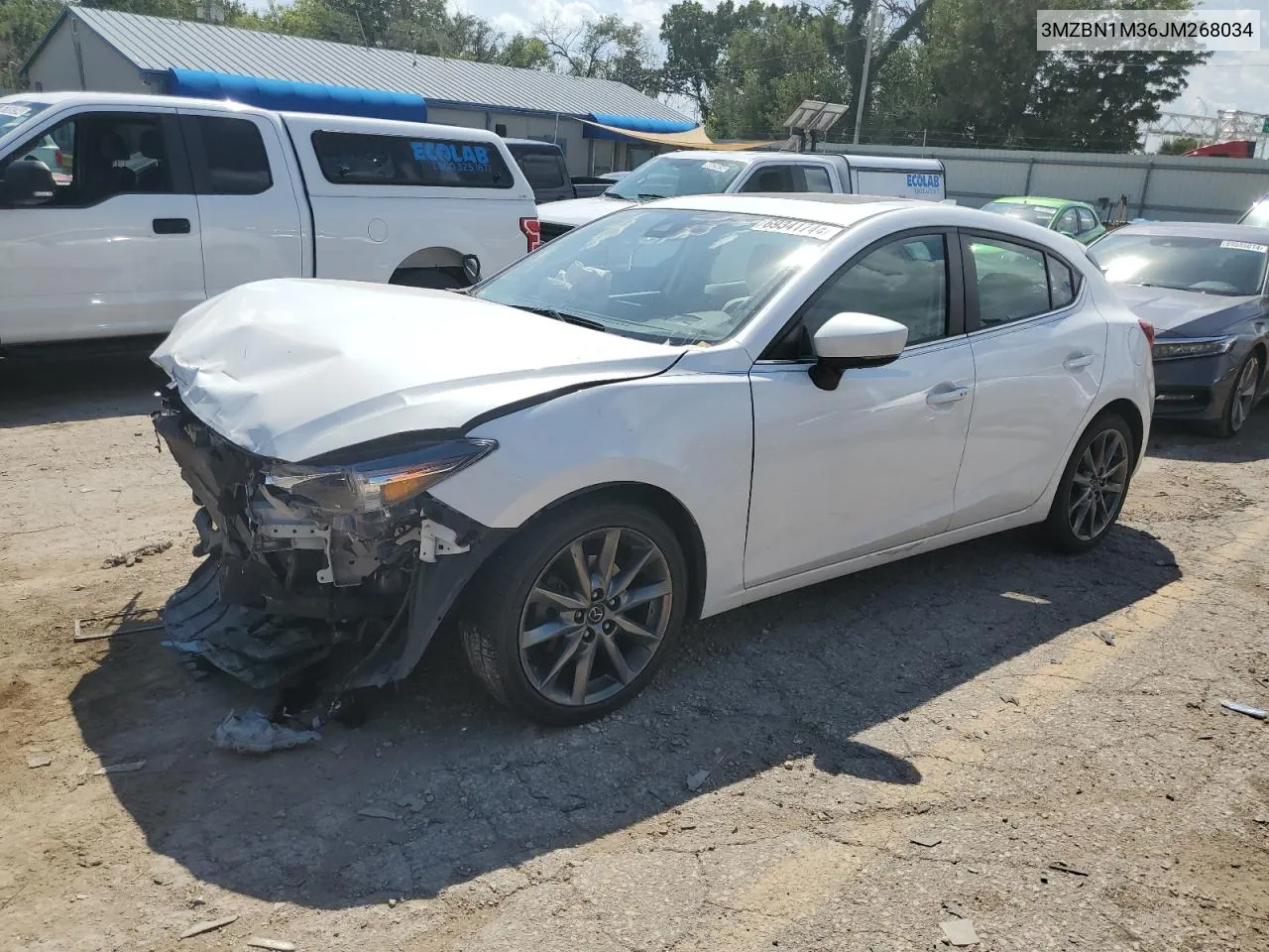 2018 Mazda 3 Grand Touring VIN: 3MZBN1M36JM268034 Lot: 69341744