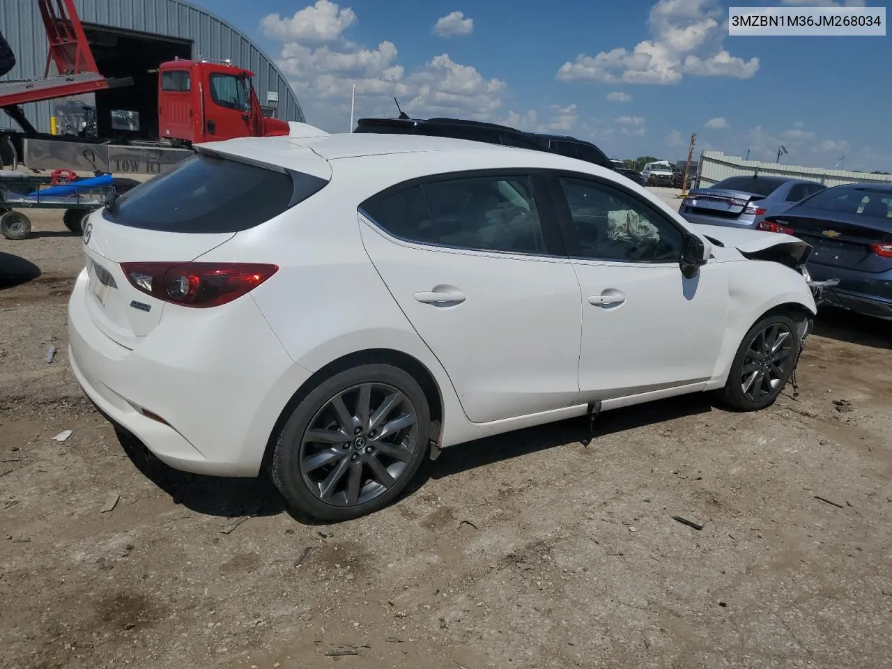 2018 Mazda 3 Grand Touring VIN: 3MZBN1M36JM268034 Lot: 69341744