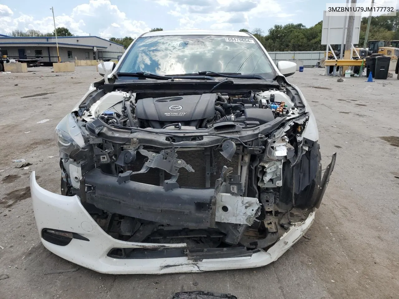 3MZBN1U79JM177732 2018 Mazda 3 Sport