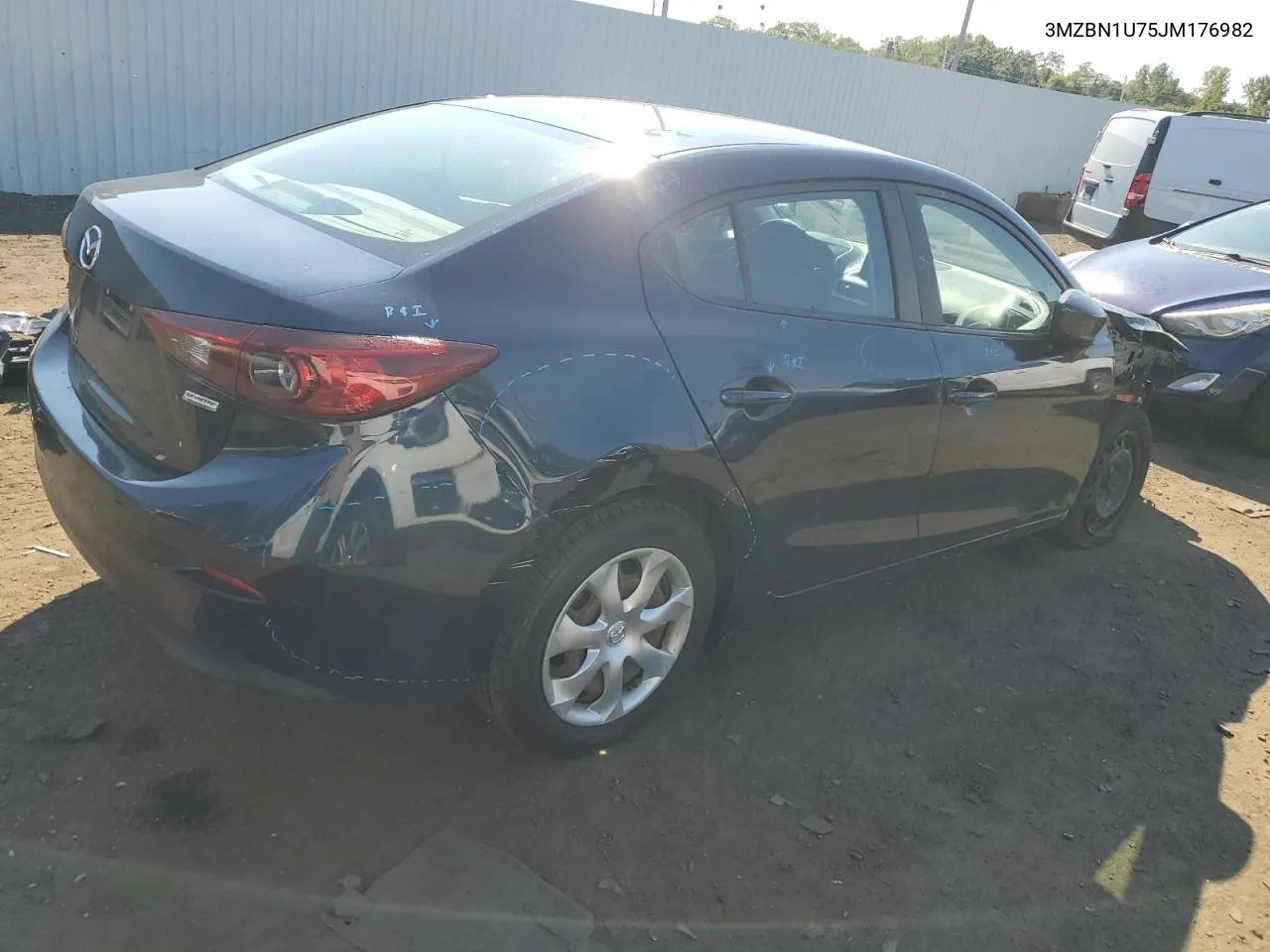 2018 Mazda 3 Sport VIN: 3MZBN1U75JM176982 Lot: 69559404