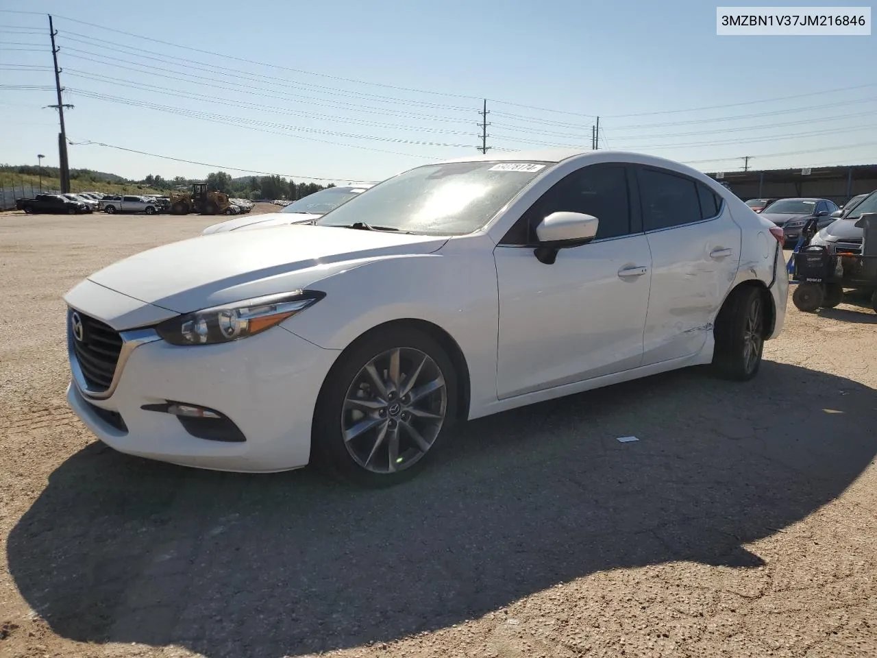 2018 Mazda 3 Touring VIN: 3MZBN1V37JM216846 Lot: 69678174