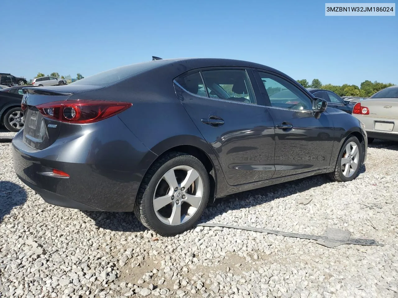 2018 Mazda 3 Grand Touring VIN: 3MZBN1W32JM186024 Lot: 70044574