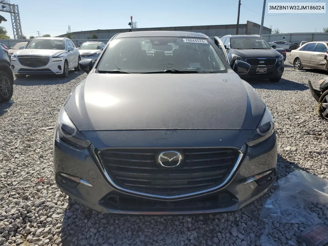 2018 Mazda 3 Grand Touring VIN: 3MZBN1W32JM186024 Lot: 70044574