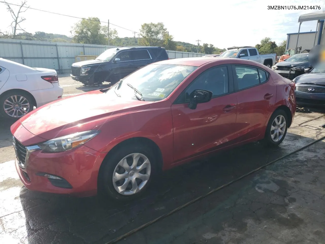 2018 Mazda 3 Sport VIN: 3MZBN1U76JM214476 Lot: 70057104