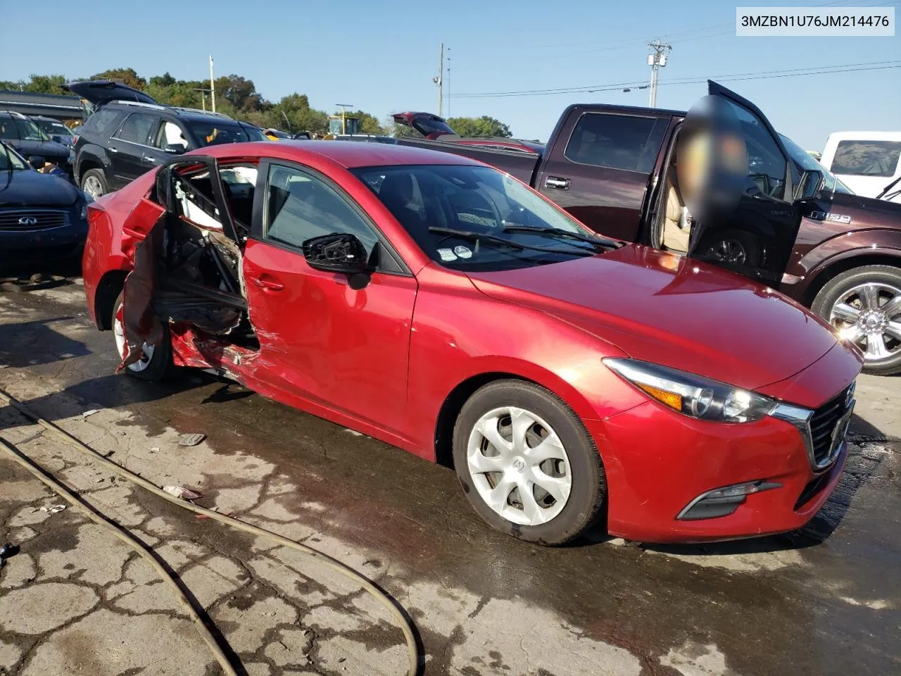 2018 Mazda 3 Sport VIN: 3MZBN1U76JM214476 Lot: 70057104