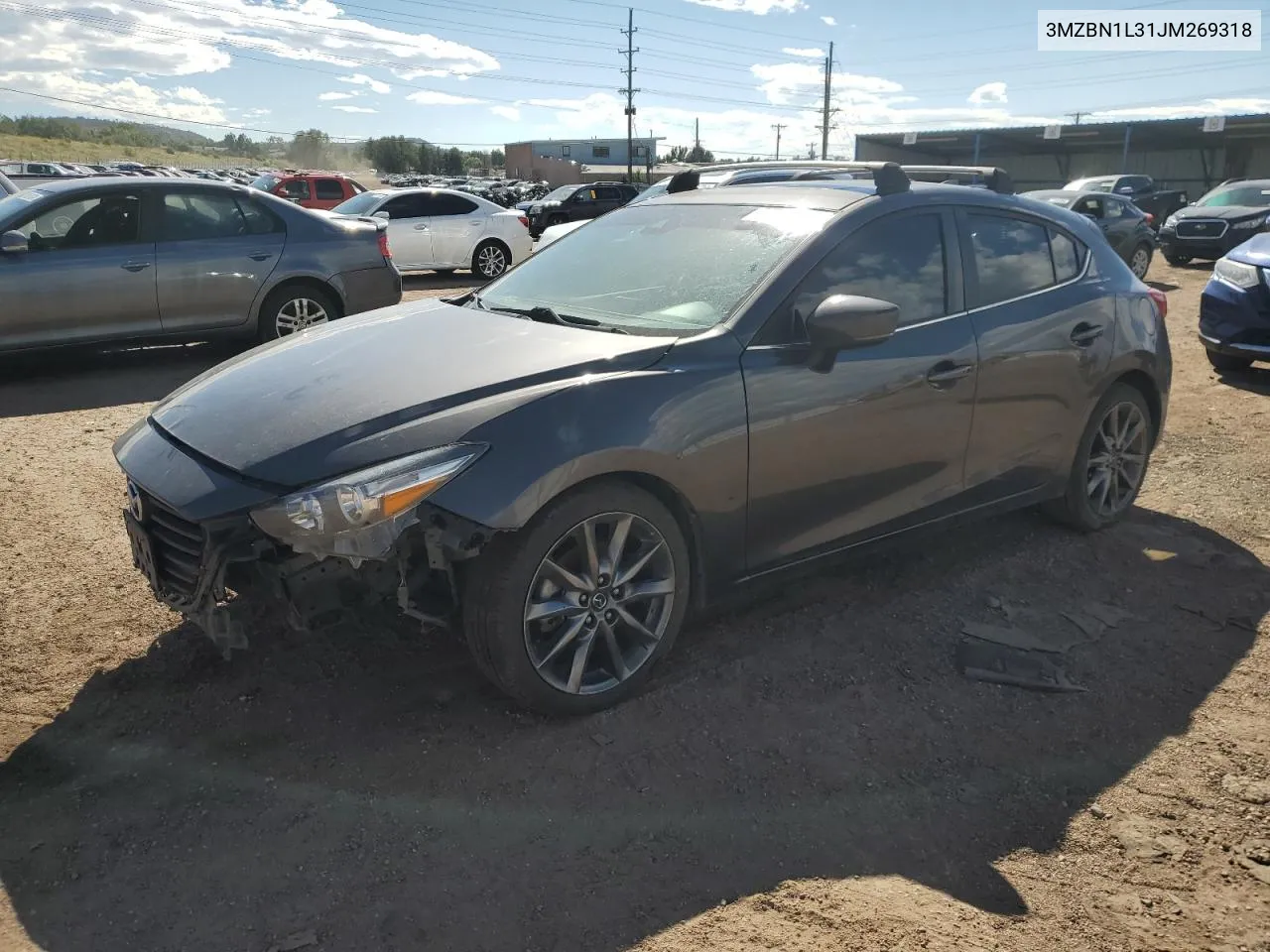 2018 Mazda 3 Touring VIN: 3MZBN1L31JM269318 Lot: 70481664