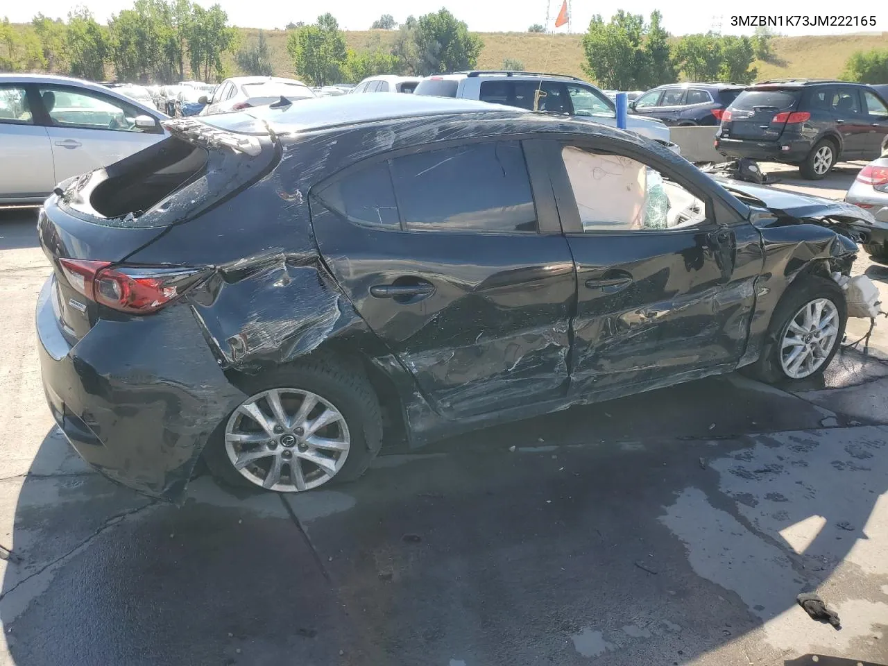 2018 Mazda 3 Sport VIN: 3MZBN1K73JM222165 Lot: 70573694