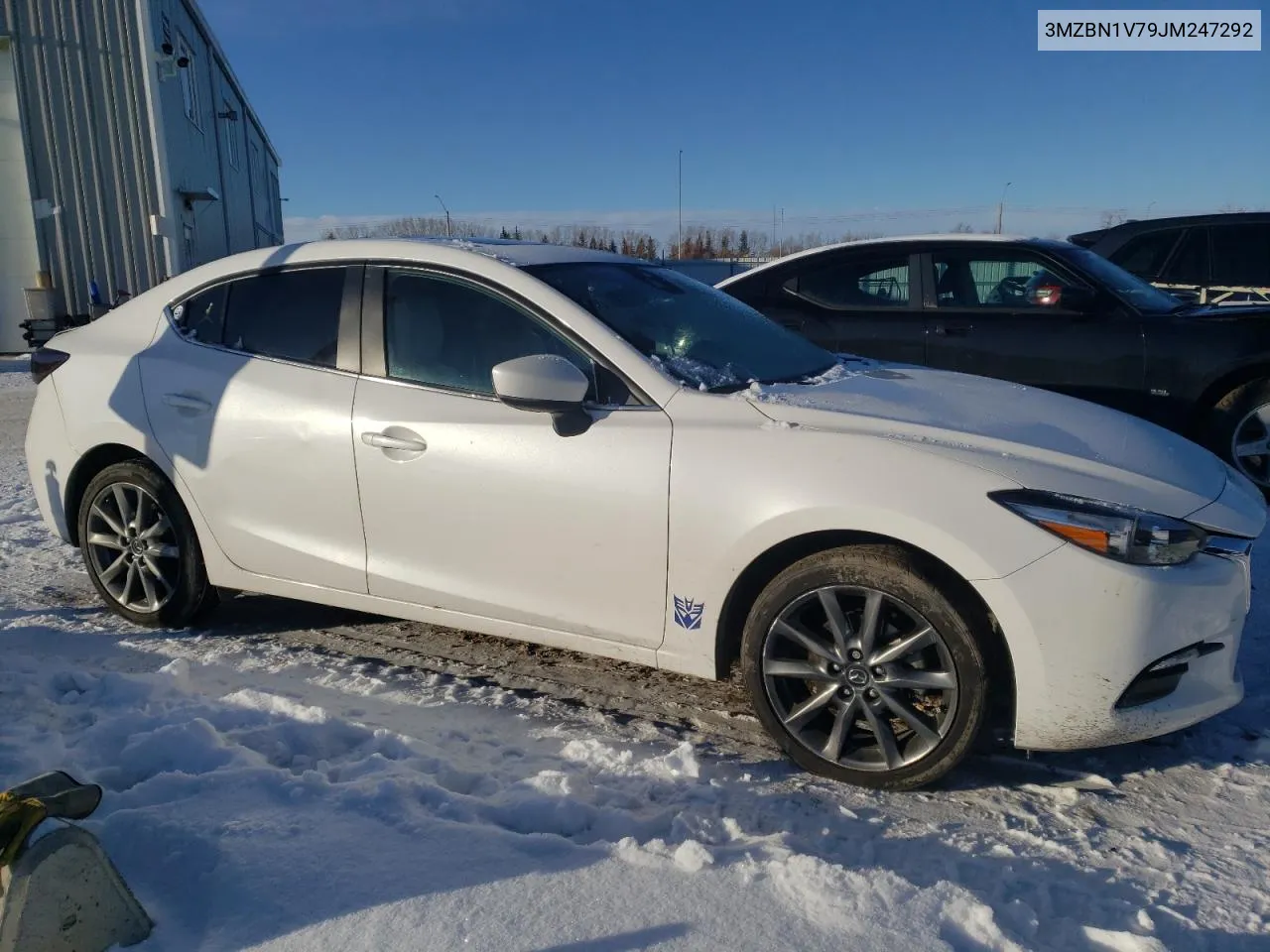 2018 Mazda 3 Touring VIN: 3MZBN1V79JM247292 Lot: 70591202